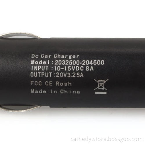 20V3.25A-20V4.5A Auto Car Vehicle Power Charger for IBM LENOVO ThinkPad Yoga3